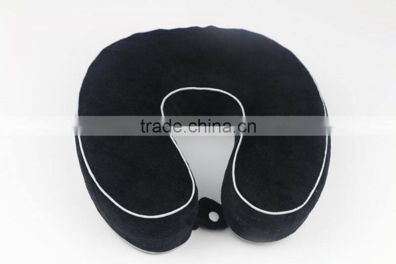 Therapeutic Memory Foam Travel & Neck Pillow - Washable Micro-Fiber Cover