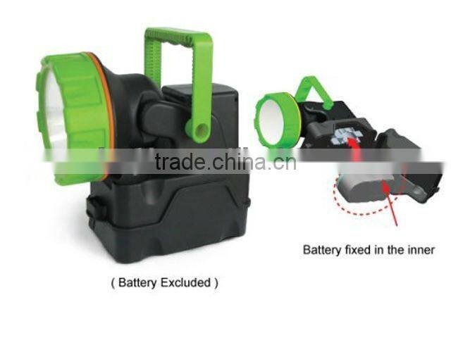 Emergency light, alarm led spotlight, indoor & outdoor led searchlight