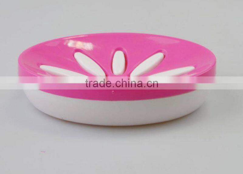 Home Using PP Materical Flower Pattern Plastic Soap Dishes