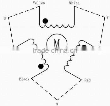Leadshine 573S09 3-phase Hybrid Step Stepper Motor 80MM long 1.2 step 0.9NM