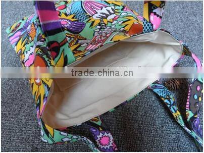 Women Fashion Printing Fabric Hand bag