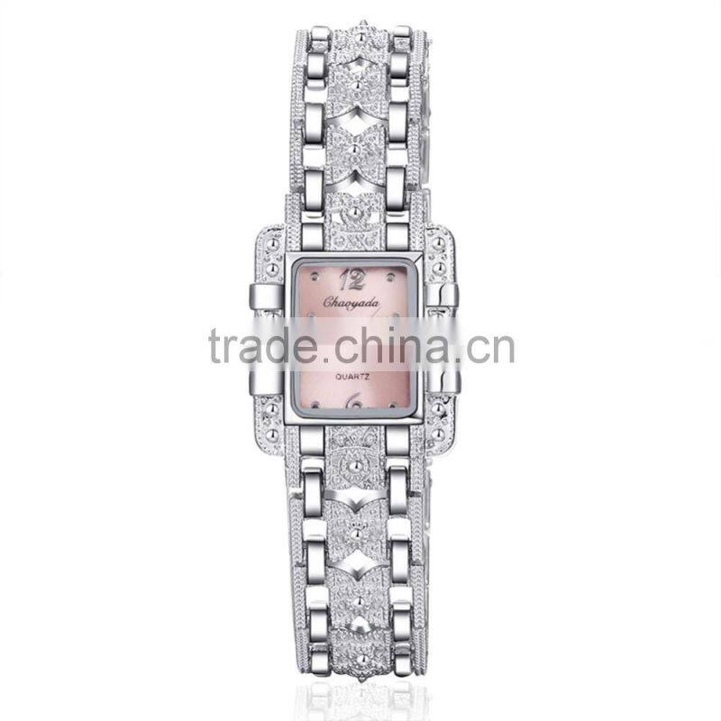 2017 new free sample charming vogue lady decoration watch japan movement quartz watch luxury crystal dimond watch