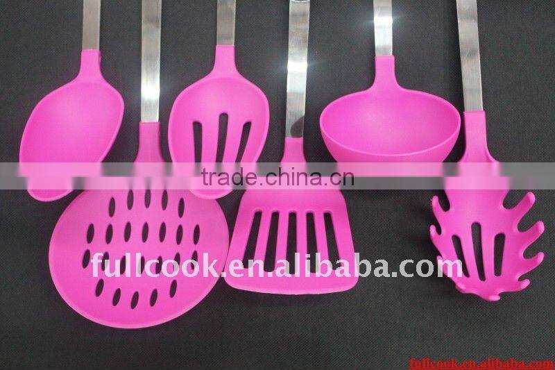 Nylon kitchen Utensil series w/plating handle