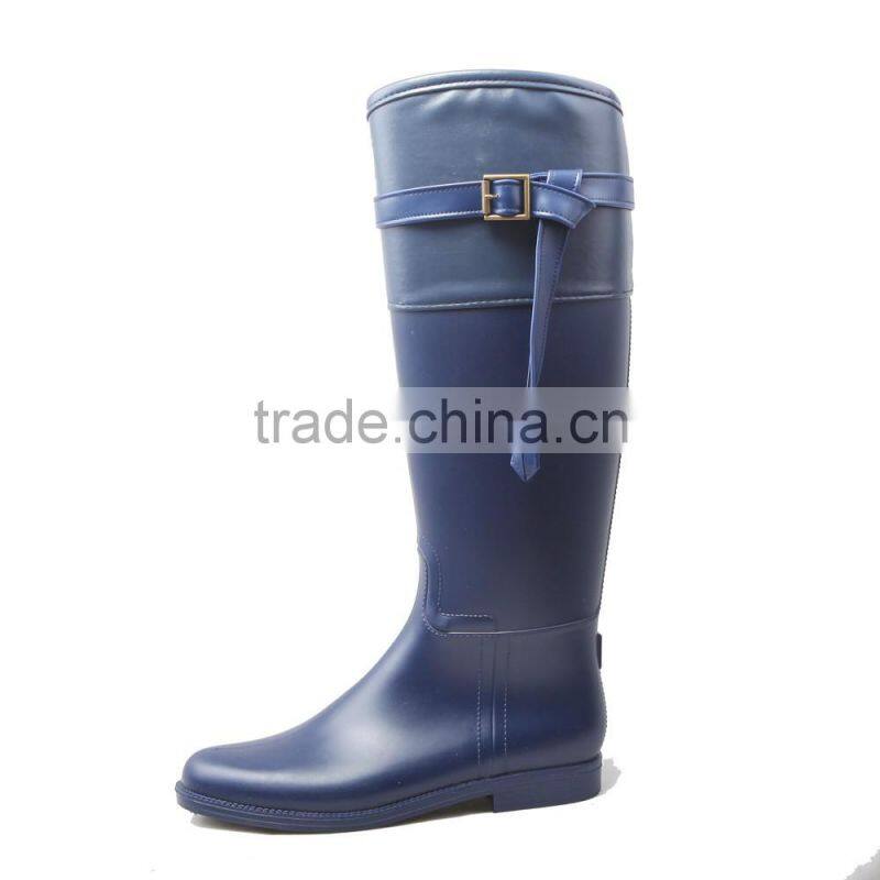 2017 wellington boots pvc rain boots with pu cummerbund