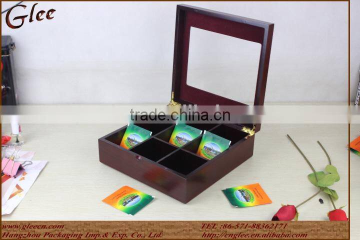 nature wood tea packaging wooden box for tea bag