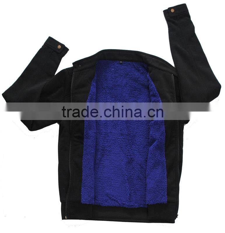 Factory OEM Double fabric Mens Warm Polar fleece Coat