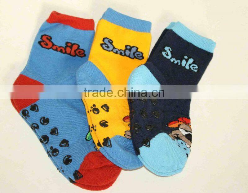 Anti Slip Grip Custom Logo Cheap Trampoline Sock