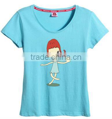 OEM china sweet baby girl t-shirt cartoon design