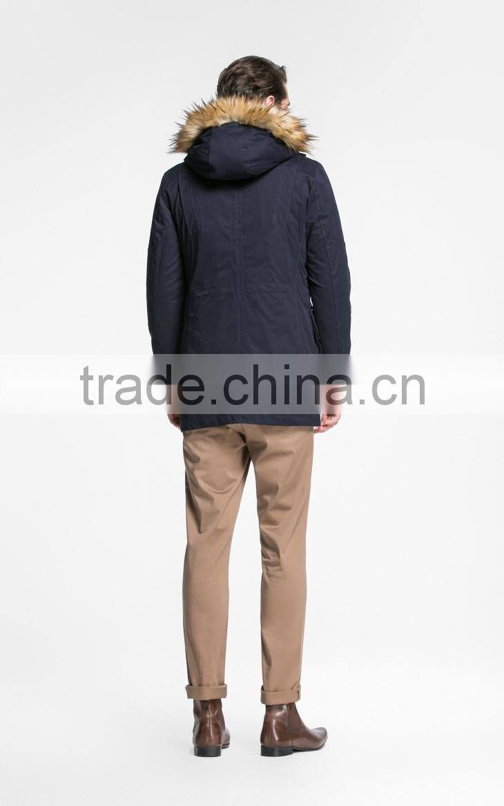 OEM New Design Detachable 3-in-1 Functional Hooded Man Nylon Padded Jackets