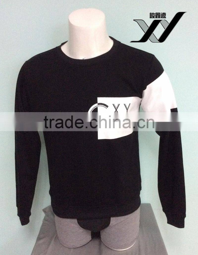 2016 new design plain fashion printed men's pullover matching varisty hoodies windbreaker clothing