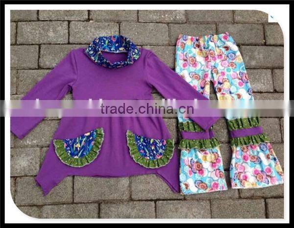 baby girl stripe giggle moon remake boutique outfits children spring easter floral cotton dress pants ruffles clothing set