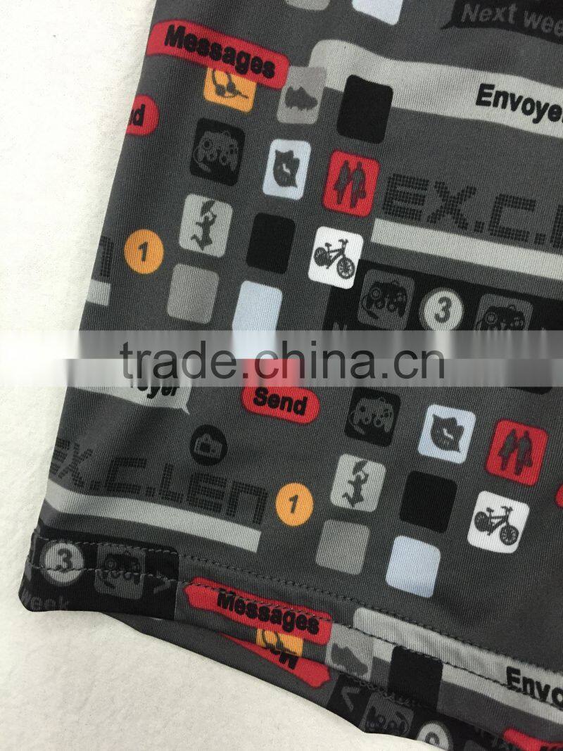 OEM milk silk healthy soft & comfortable men printed boxer shorty