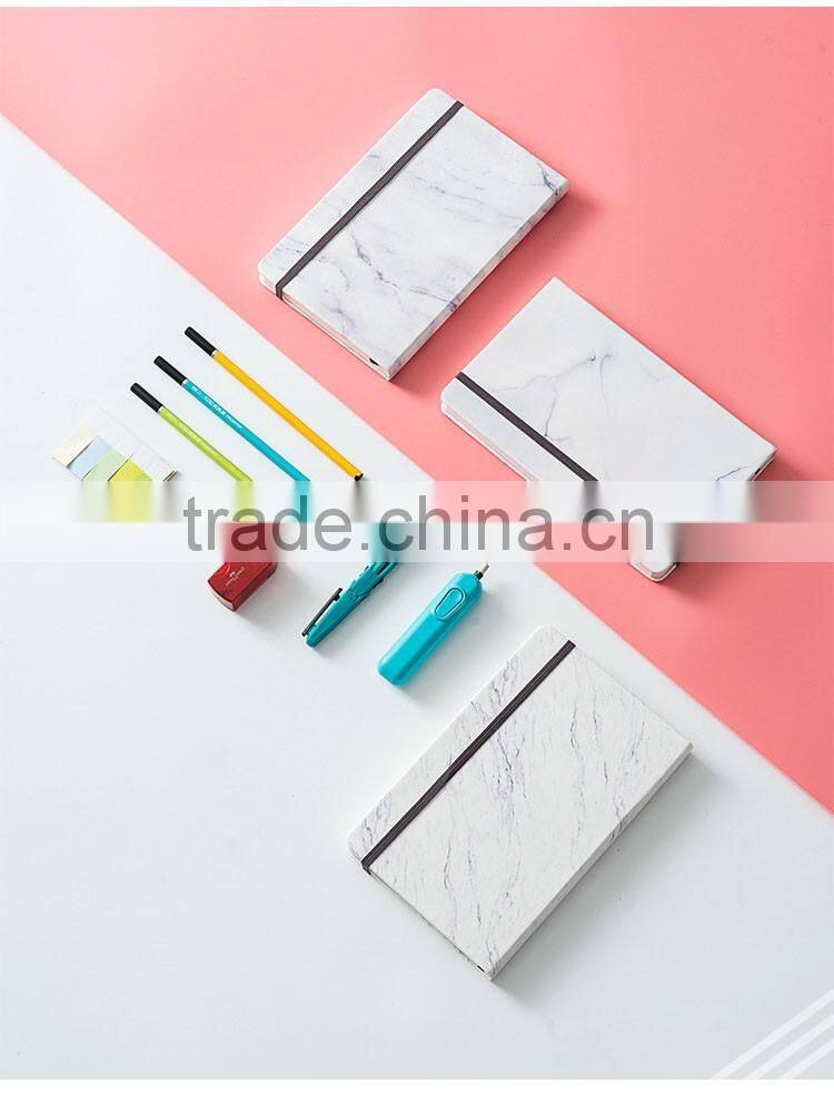 A5 PU cover planner customizable logo personal diary organizer with elastic