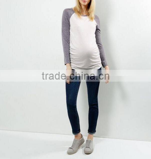 Maternity clothes pregnant women raglan sleeve t-shirt