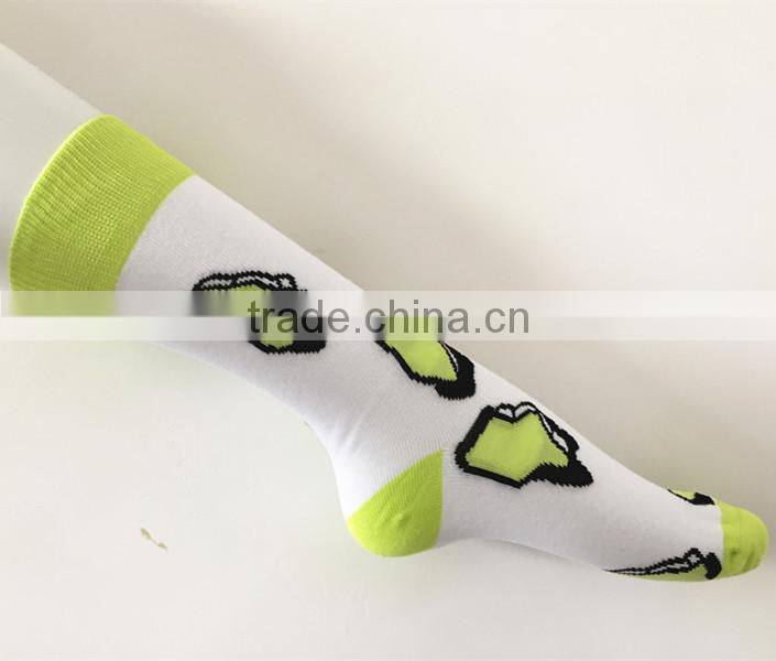 Amazon Hot Sale Young Girl Custom LOGO Crew Fashion Colored Women Dress Tube Cotton Socks
