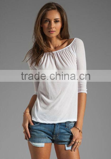 women off the shoulder t-shirts
