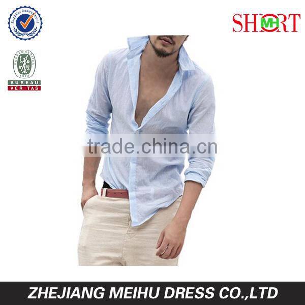 Hawaii Styling Men's Cotton Linen Blend Shirts Ultra Light Colorful Shirts