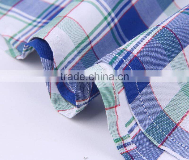 2017 new fashion plaids mens long sleeve casual shirt wholesale