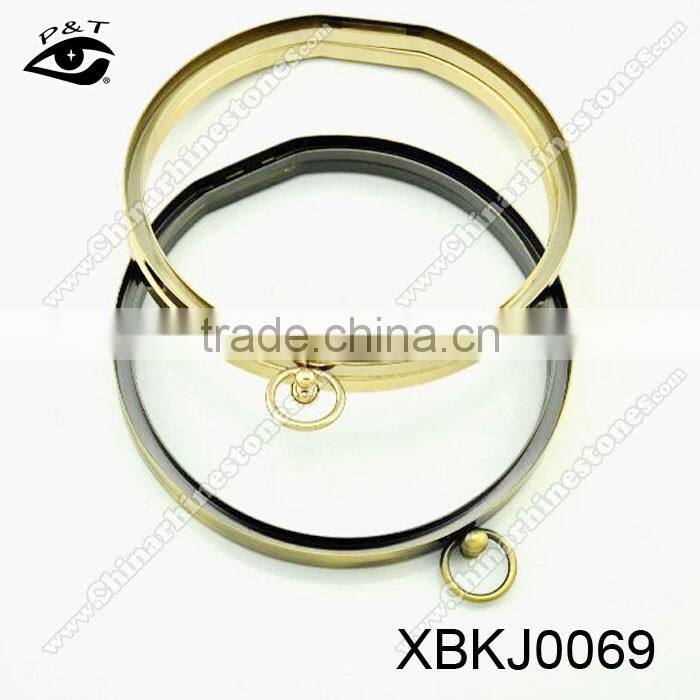 Round Shape Bronze Arch Metal Purse Hardware Frame Handmade Bags Accessories for Purse 15.5CM
