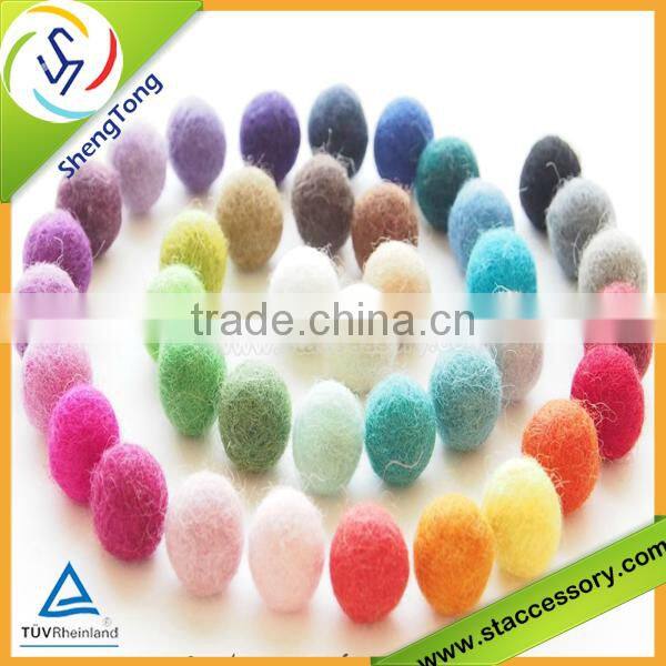 high quality wool felt ball/handmade felt balls/2cm felt balls