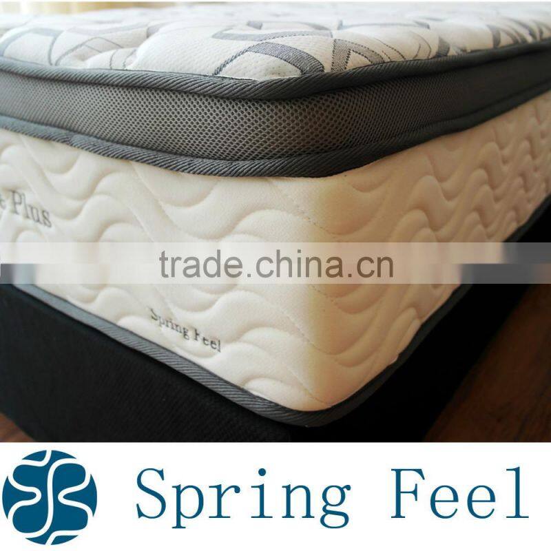 New Design Tight Top Roll Up Spring Mattress Bed Mattress