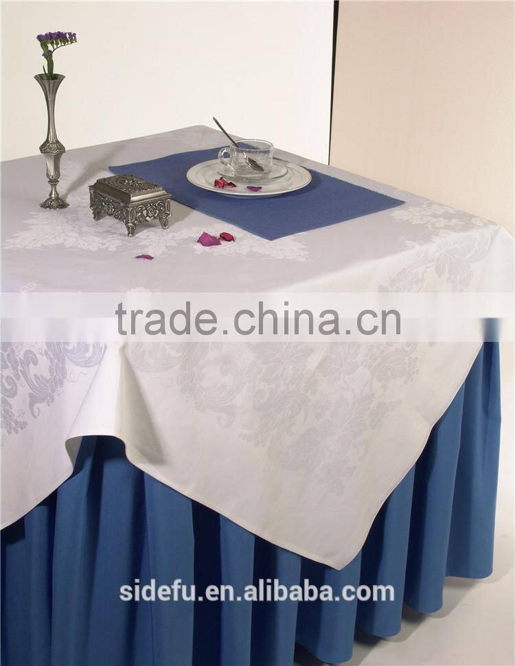 Wholesale Customized Fancy Square Ruffled Table Skirt