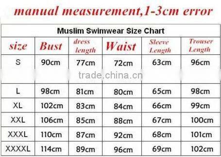 Ladies New Fashion Sexy Bikinis dress muslim swimwear