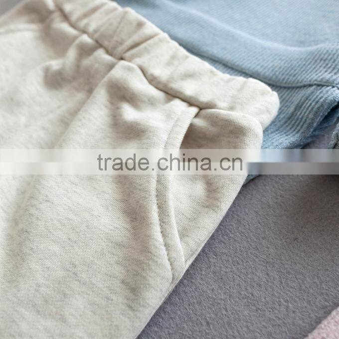 High quality unisex pre-shrunk no pocket casual crew neck children pullover set