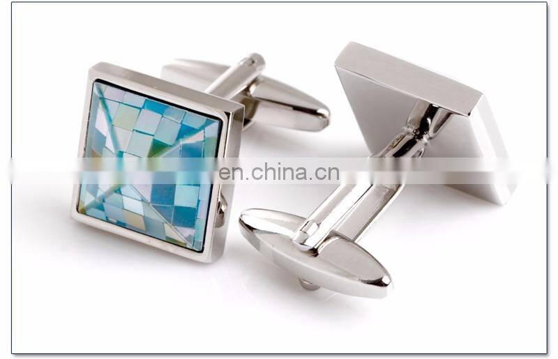 fashion character green mother of pearl cufflink famous pearl jewelry