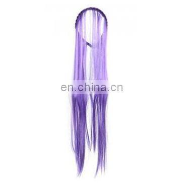 Bright Vibrant Colors Witch Long Synthetic Hair Pieces with Headband HPC-0109