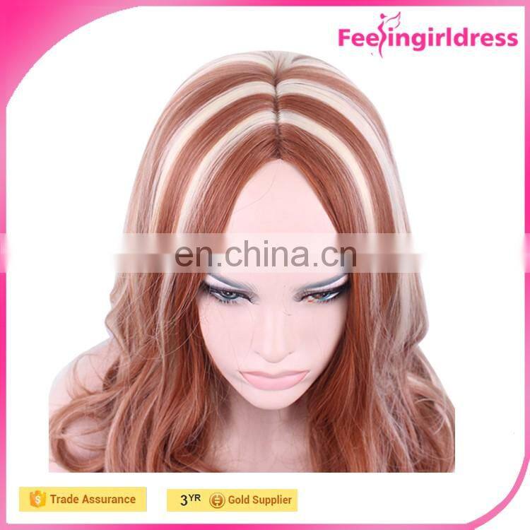 Cheap Curly Blonde 65cm Hair Wig