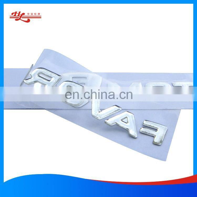 self-adhesive tin badge logo