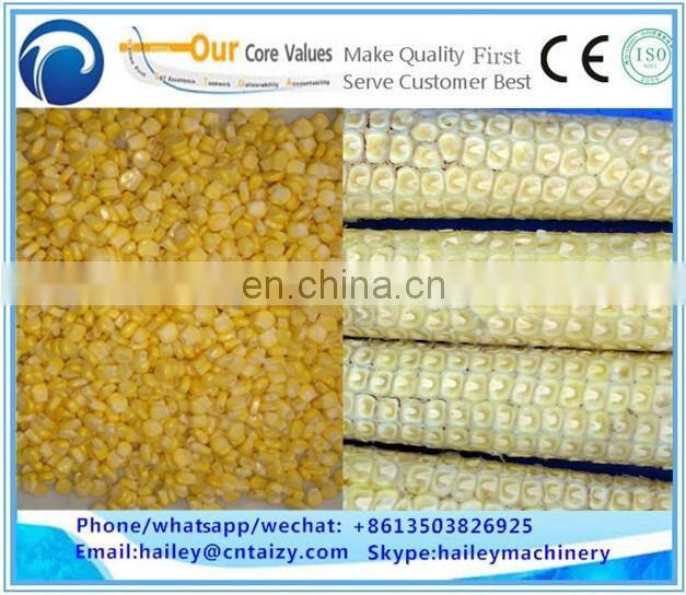 waxy corn frozen sweet corn kernel removing machine