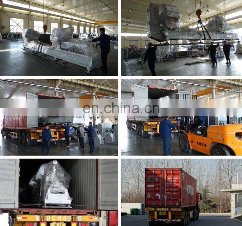Double Head Precision Cutting Saw for Aluminum and PVC Profile Digital Display LJZ2X-500x4200