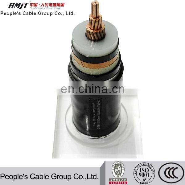 Single-core XLPE insulated armoured medium voltage 10kV power cable