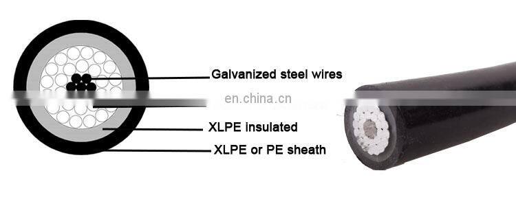 AL-steel/XLPE ABC light type Cable electrical cable wire JKLV/JKYJ 33kv overhead ABC cable