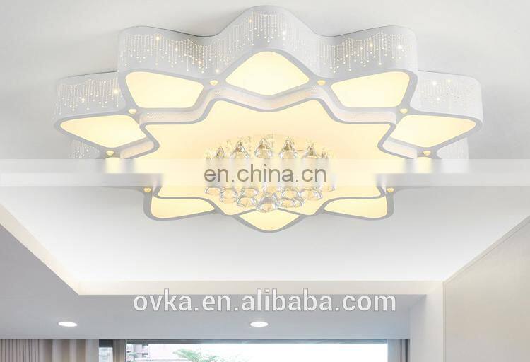 Creative Crystal Star Children's Room Acrylic led Ceiling Light Bedroom Light