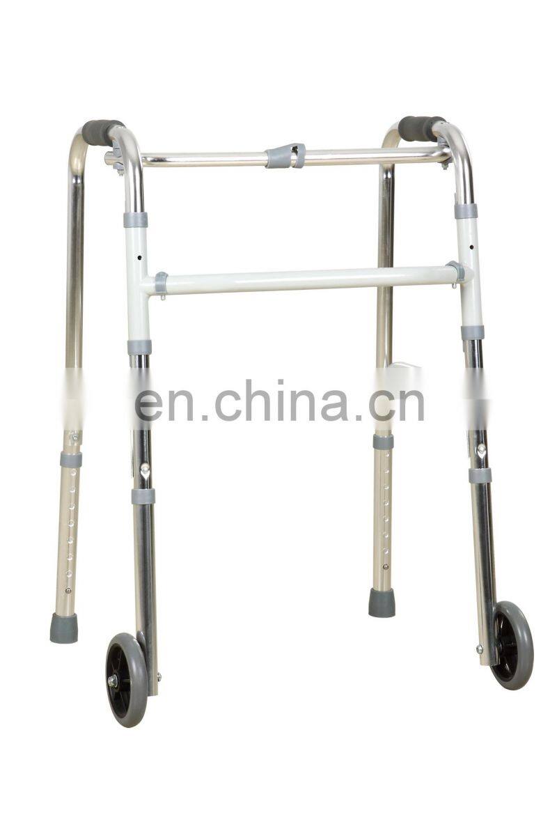 Height Adjustment Foldable silver color Aluminum Walker manufacturer