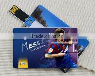 custom cheap Double printing Gift Credit Card USB /usb card /business card Flash Drive Stick with custom logo