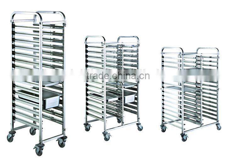Cake Display Bread Cooling Rack Stainless Steel Trolley