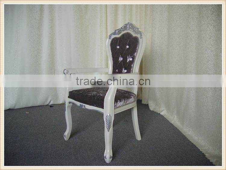 wood legs with fabric dining chairs