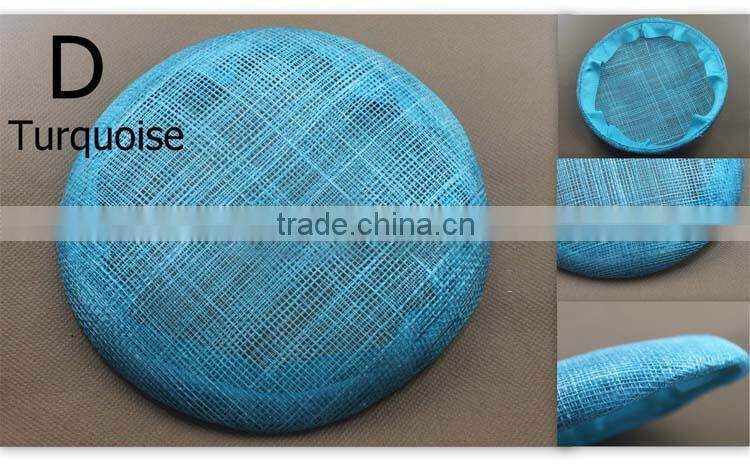 Wholesale 20cm Black Base Millinery Sinamay Hat Fascinator Base
