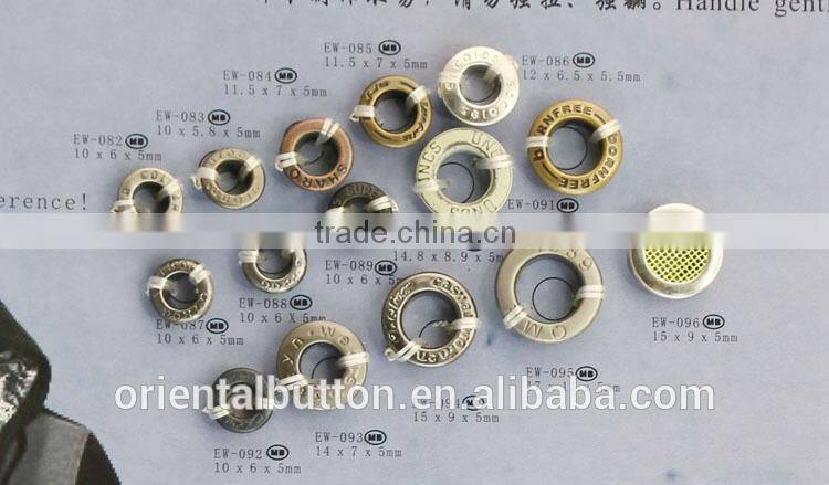 45mm 35mm 28mm 25mm metallic color metal washer eyelet for curtains