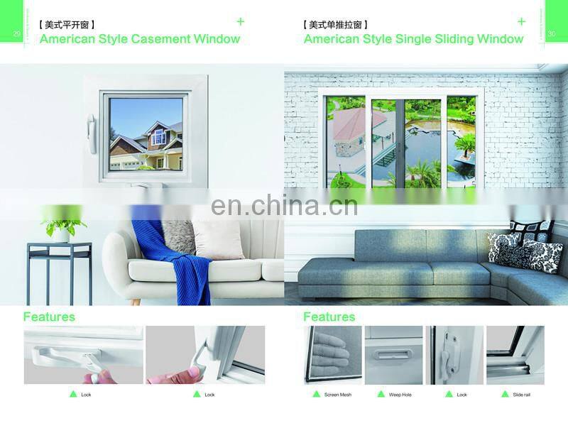 Cheap pvc aluminum glass bifold passive window door
