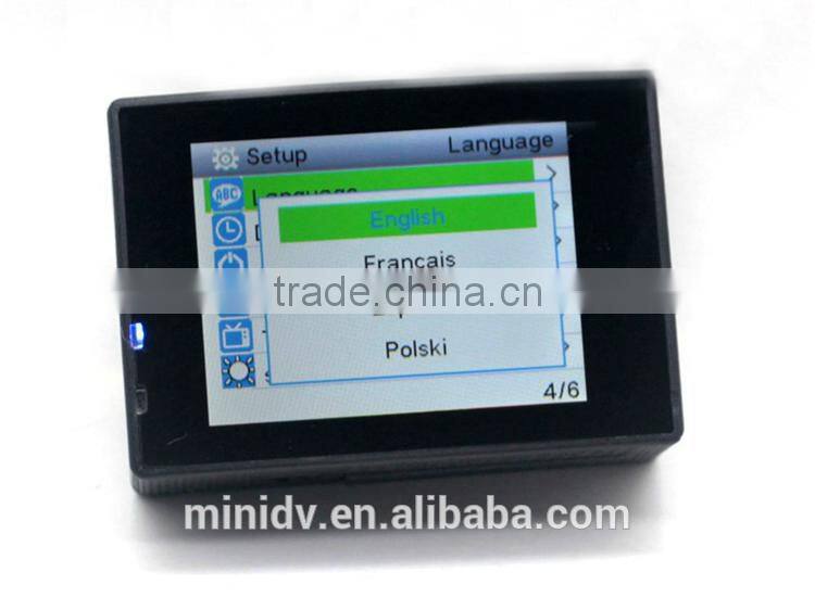 8 colors available 30 meters waterproof full hd 1080p action camera with wifi - SJ7000 with 2.0inch ltps wide screen, 720p 60fps