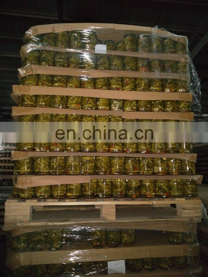 Pickled Cucumber/Gherkins in glass jar