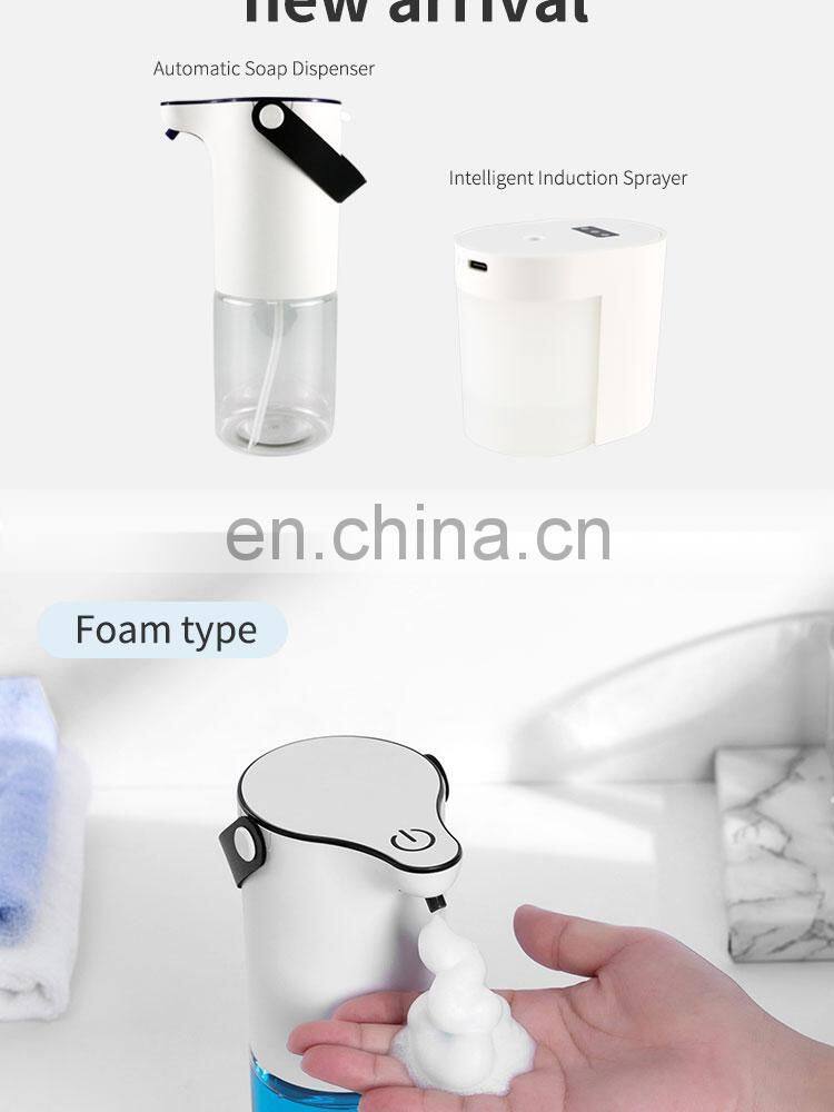 Plastic Touchless Automatic Sensor Liquid Soap Dispenser Foam Soap Dispenser Sanitizer Stand Dispenser Gel For Liquid
