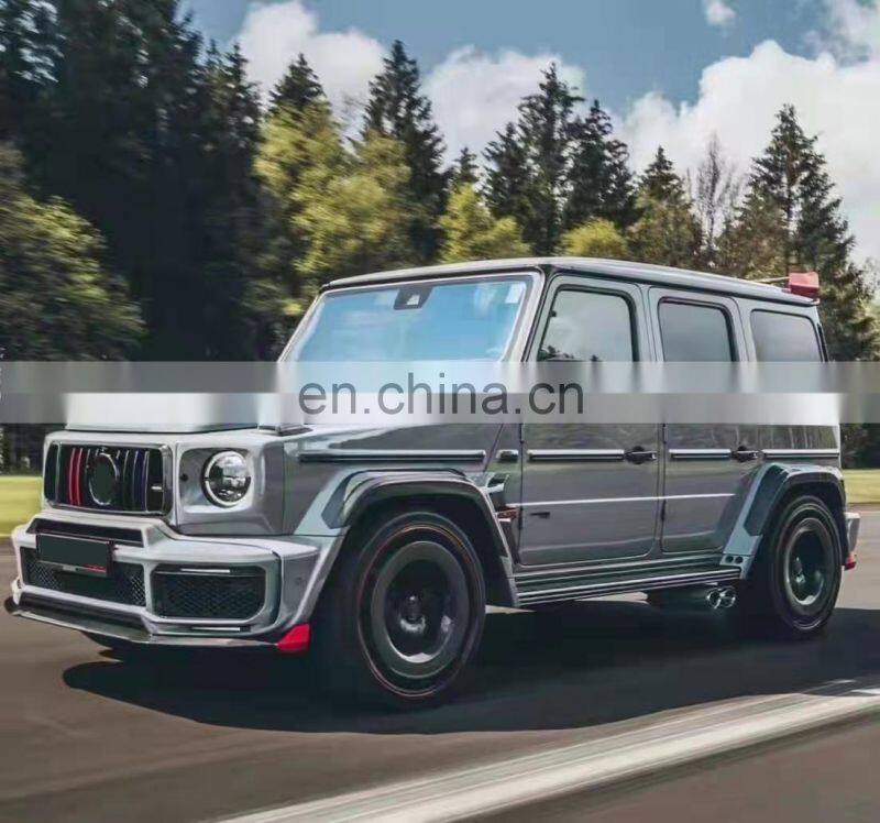 Runde Bra bus Rocket 900 For Mercedes-Benz W464 G63 Upgrade Dry Carbon Fiber Body Kit Front Rear Lip Grille WheelEyebrow Spoiler