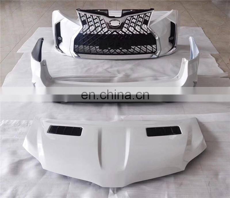 Runde Top Quality Body Kit For 11-20 Toyota Sienna Upgrade LM Style Front Bumper Rear Bumper Engine Hood