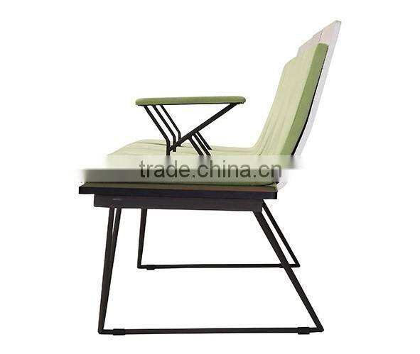 European design Curve plywood waiting chair airport chair public seating H63B-3F-V